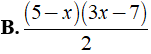 Kết quả của phép tính (x^2 -25) : 2x +10/ 3x-7 (ảnh 5)